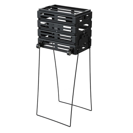 Tennis Ball Hopper Cart, Holds 80 Balls, Wheels for Training