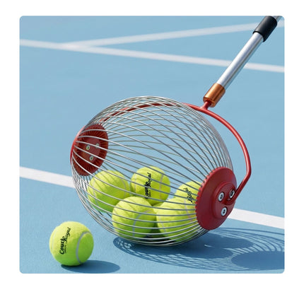 Tennis Ball Retriever Roller, Metal No-Bend Pickup