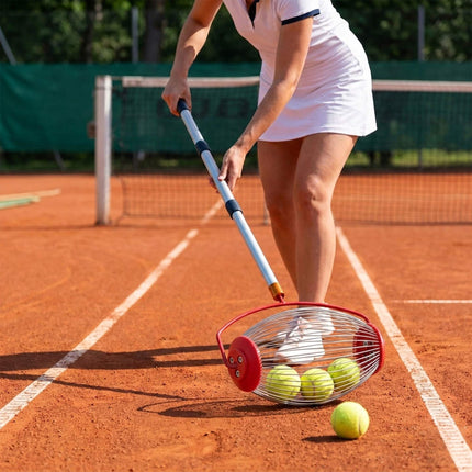 Tennis Ball Retriever Roller, Metal No-Bend Pickup