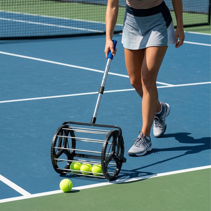 Tennis Ball Retriever Roller, Metal Telescopic Handle