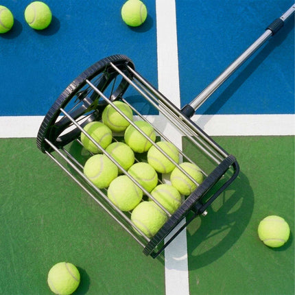 Tennis Ball Retriever Roller, Metal Telescopic Handle