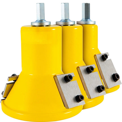 Tenon Cutter Set, 1, 1-1/2 and 2 Inch, Dual Blades