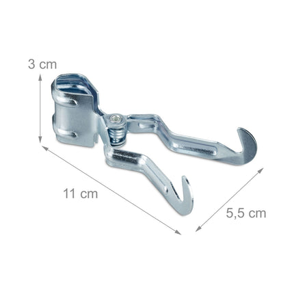 Tent Pole Hooks – Set of 4 for Clothes & Towels