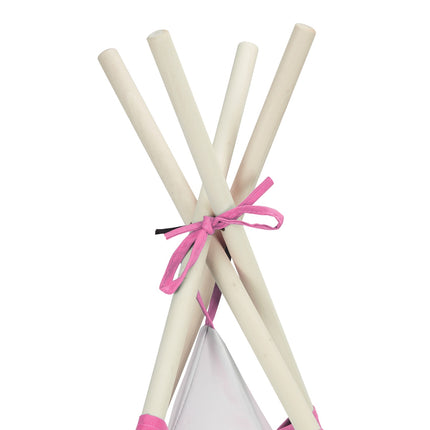 Tepee play tent with floor mat