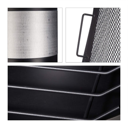 Terrace stove with spark protection