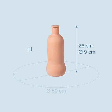 Terracotta Plant Watering Ollas, 1L, Set of 2