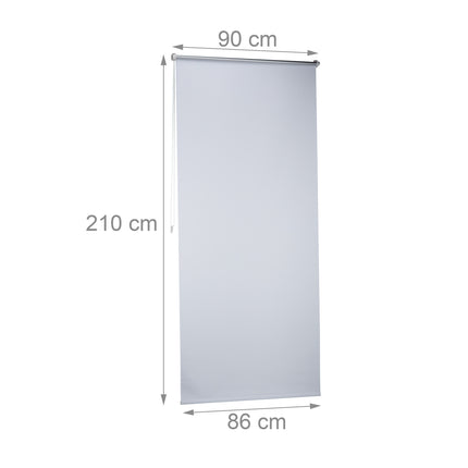 Thermal Blackout Blinds, White, Heat & Privacy Control