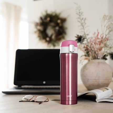Thermal Cup, Pink, 10 oz, Insulated