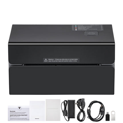 Thermal Label Printer, 300 DPI, Bluetooth, 4x6 Labels