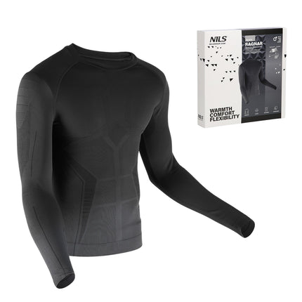 Thermoactive Black Men's Top, 2XL/3XL