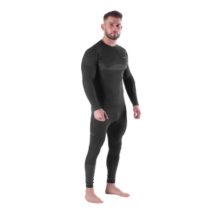 Thermoactive Men's Underwear Set, Black, 2XL/3XL