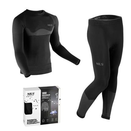 Thermoactive Underwear Set, Black, Men’s 2XL/3XL