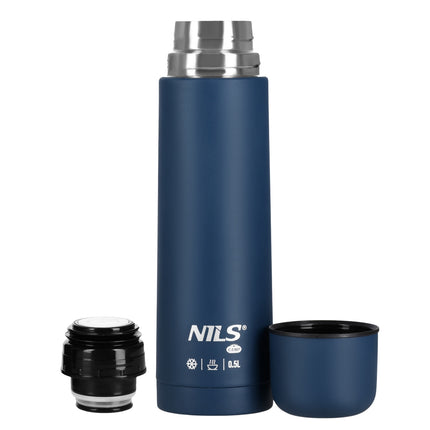 Thermos 500ml, Blue, Ideal for Travel
