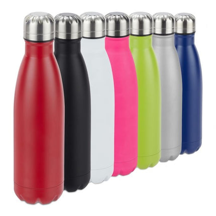Thermos bottle in steel