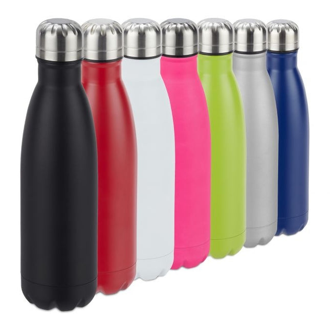 Thermos bottle in steel