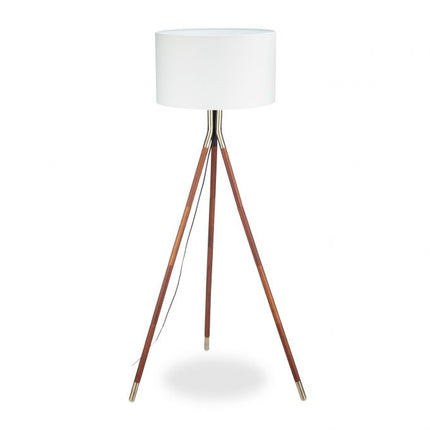 Three-legged floor lamp