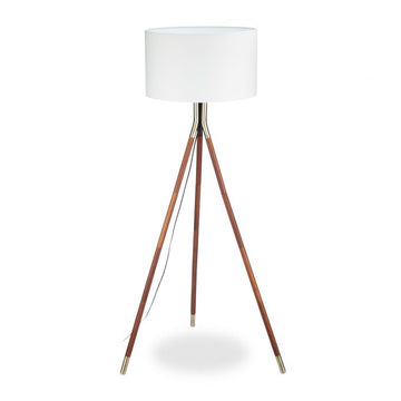 Three-legged floor lamp