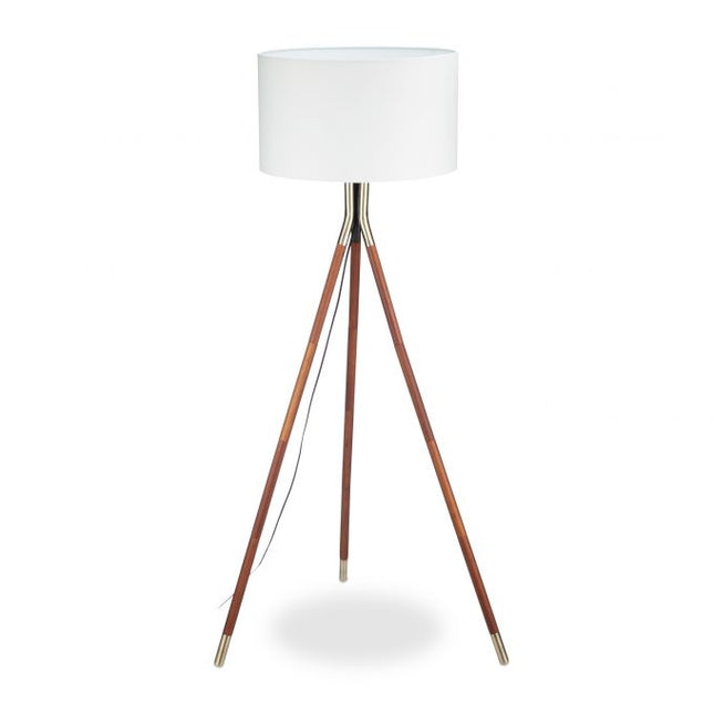 Three-legged floor lamp