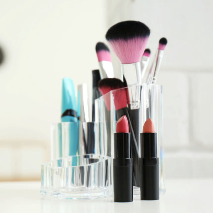 Three-piece brush holder