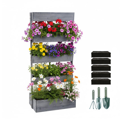 Tiered Planter for Herbs, Vegetables & Flowers