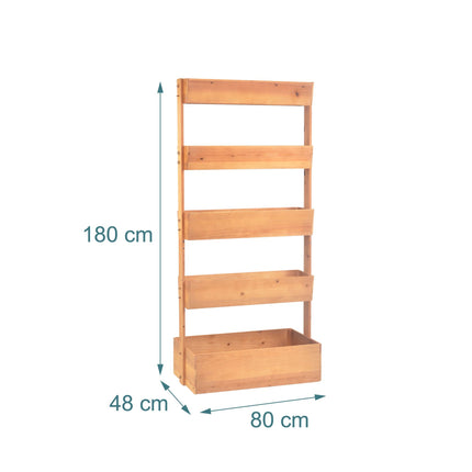 Tiered Planter with Boxes for Herbs & Vegetables