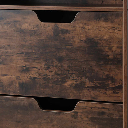 Tilt-Out Shoe Cabinet with Open Shelf, Adjustable Dividers