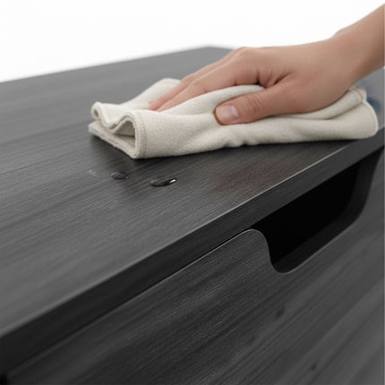 Tilting Shoe Cabinet with Adjustable Compartments