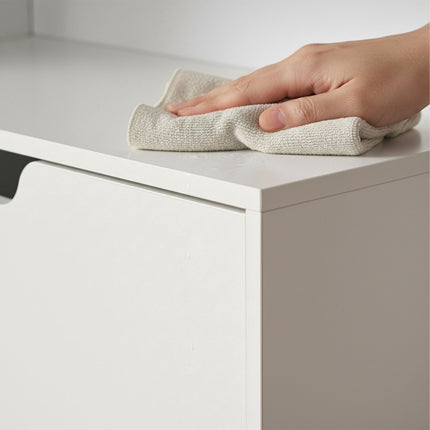 Tilting Shoe Cabinet with Adjustable Compartments
