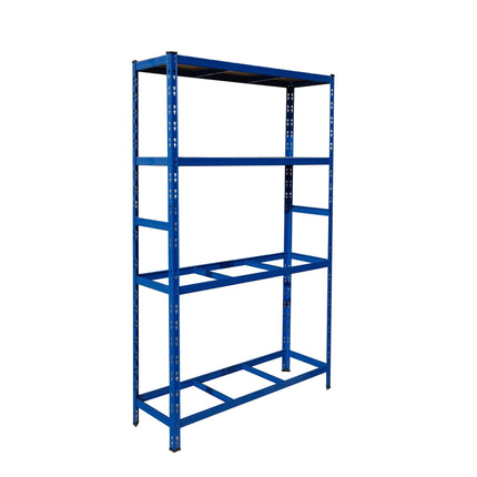 Tire Rack, 2-Shelf Steel, Adjustable Spacing