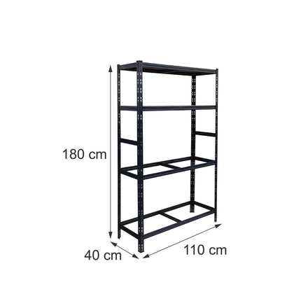 Tire Rack, 2-Shelf Steel Storage with Adjustable Spacing