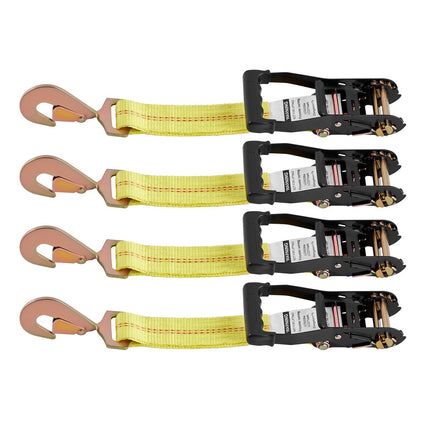 Tire-Style Wheel Chock Tie-Down Kit, 3333 lb WLL