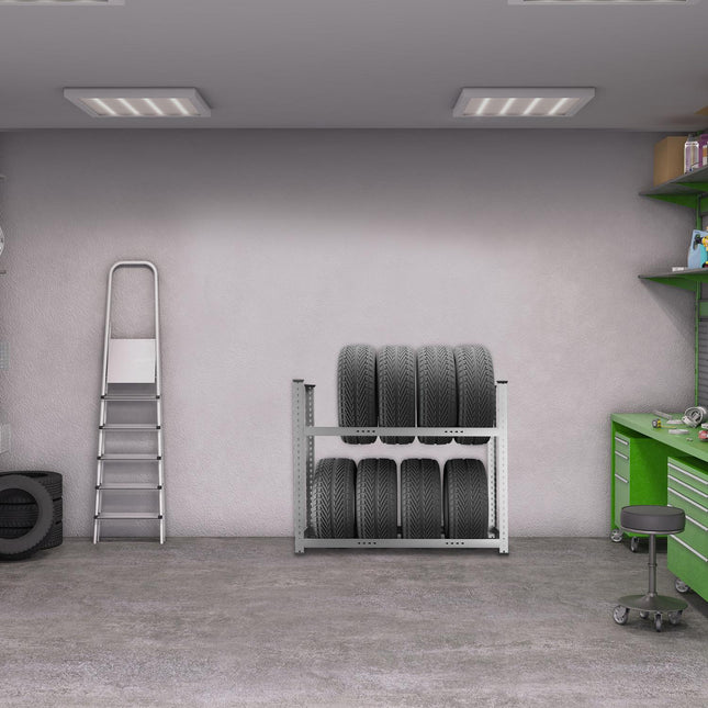 Tire rack for 8 tires