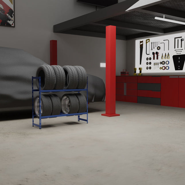 Tire rack for 8 wheels