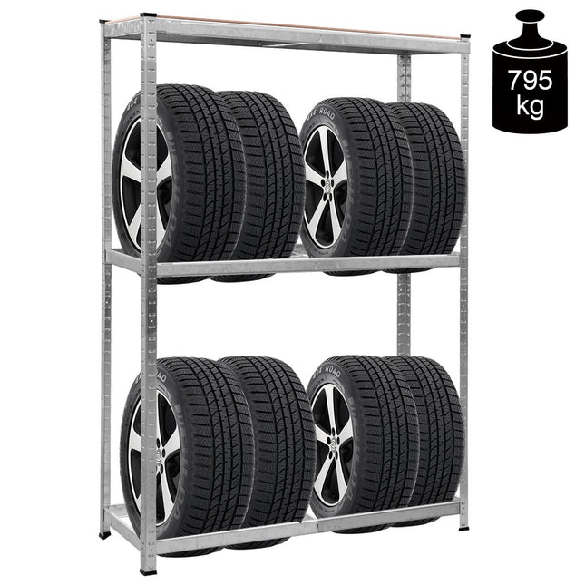 Tire rack, tire stand, workshop rack, heavy-duty rack, storage rack, plug-in rack