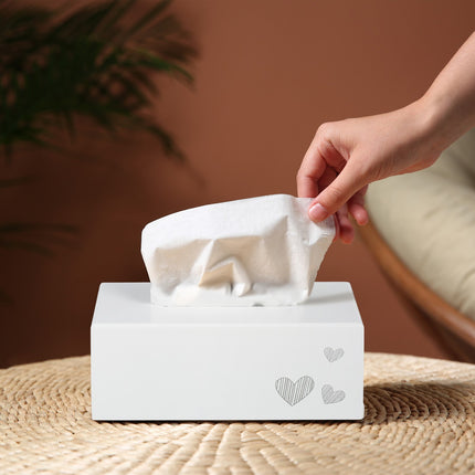 Tissue box "Hearts"