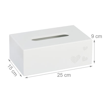 Tissue box "Hearts"