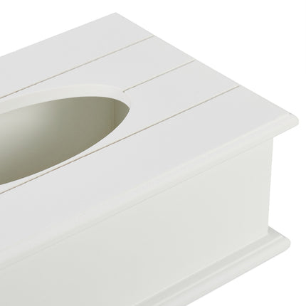 Tissue box with lid