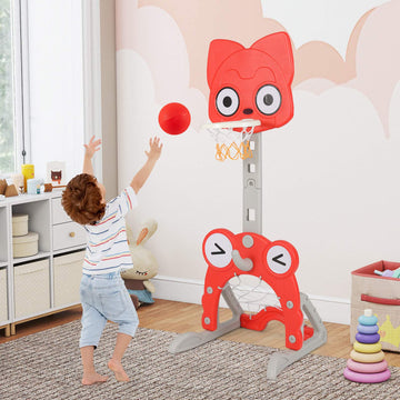Toddler Basketball Hoop & Soccer Goal – 4-in-1 Sports Set