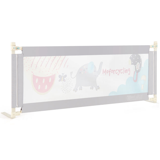 Toddler Bed Rail Guard, 24-Position Height Adjustable, 175 cm