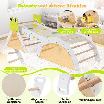 Toddler Climbing Set with Slide & Ramp – 7-in-1 Play Gym