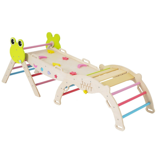Toddler Climbing Set with Slide, Ramp & Arch – 7-in-1 Play