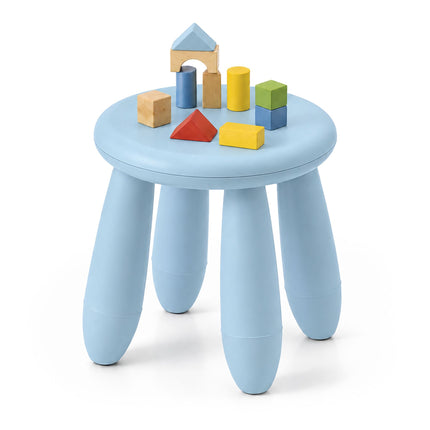 Toddler Stool, Blue Plastic – 26x28 cm