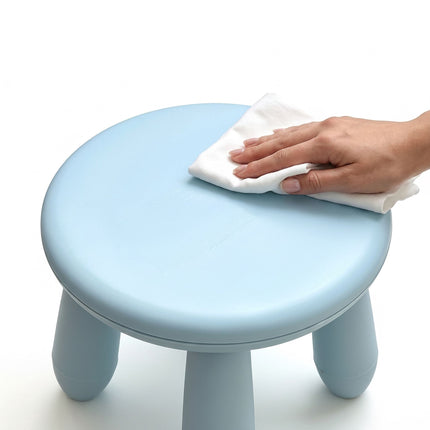 Toddler Stool, Blue Plastic – 26x28 cm