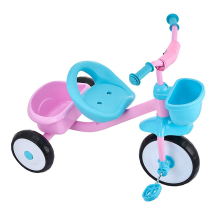 Toddler Tricycle 2–5 Years, Adjustable Seat, Basket