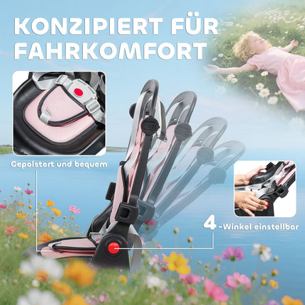 Toddler Tricycle, 6-in-1, Adjustable Seat, Foldable