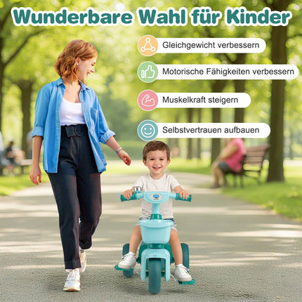 Toddler Tricycle with Limited Steering, Bell, Ergonomic Seat