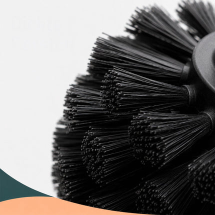 Toilet Brush & Holder Set, Bamboo & Stainless Steel