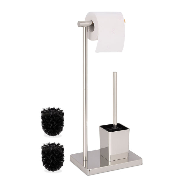 Toilet Butler met houder en 2 reserveborstelkoppen
