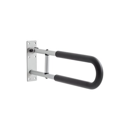 Toilet Grab Bar, Flip-Up U-Shaped 23.8 In, 300 lb