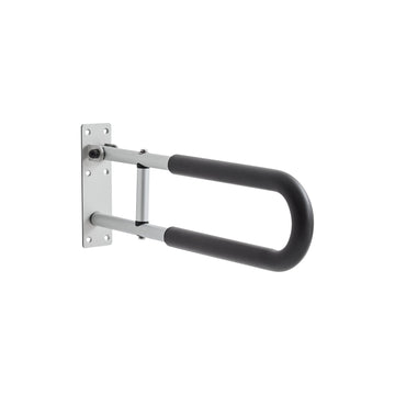 Toilet Grab Bar, Flip-Up U-Shaped 23.8 In, 300 lb